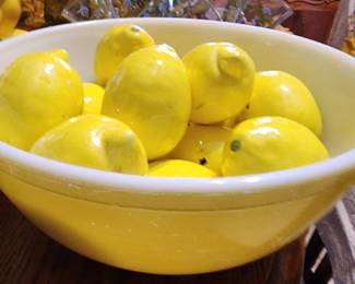pottery lemons