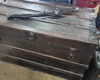 antique trunk