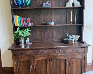 Welsh cupboard 85"h x 68"w x 20"d