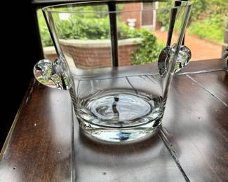 Tiffany glass ice bucket