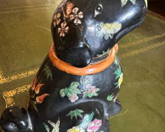 Chinese dog figure 9"h