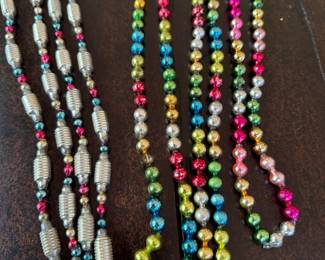 Vintage mercury glass garlands