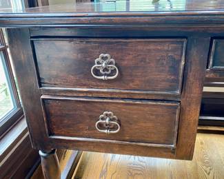 Bauman Furniture Co. desk 30"h x 66"w x 30"d