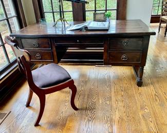 Bauman Furniture Co. desk 30"h x 66"w x 30"d