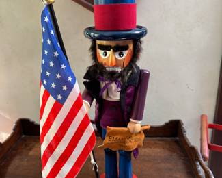 Abe Lincoln nutcracker