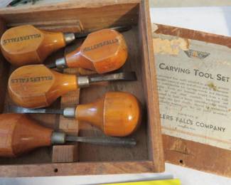 Millers Falls Company Carving Tool Set
