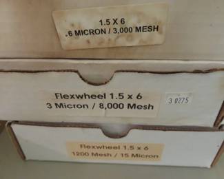 Flexwheel Flex wheel 3,000, 8,000 & 1200 Mesh 