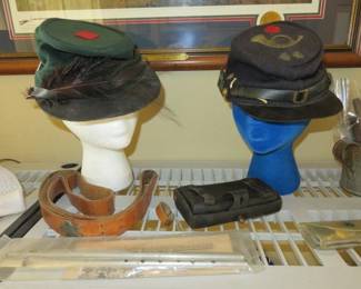 Military Civil War Reenactment Hats/Supplies