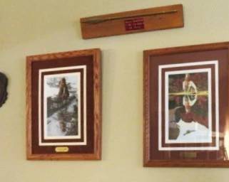 Bev Doolittle, "Good Omen" & "Spirit of the Grizzly" Framed Prints