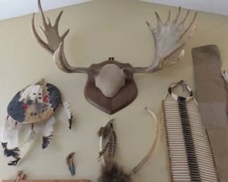 Moose Antler Mount