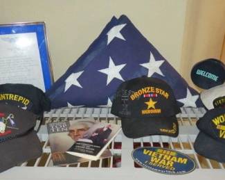 World War ll Veteran, Bronze Star Military Caps