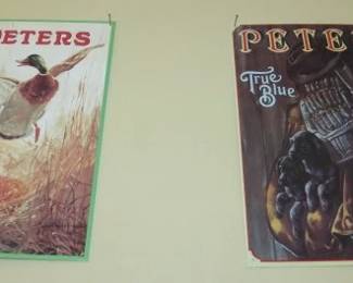Reproduction Peters Signs