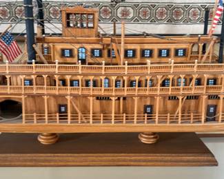 Wooden Mississippi Steamer
