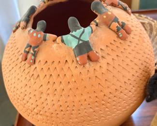 Native American Pottery signed Acoma