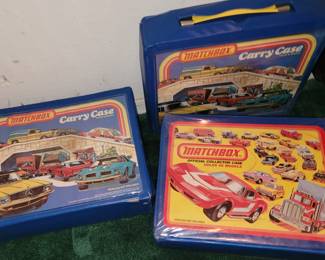 Vintage Matchbox Cars in Cases