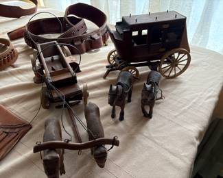 Cast Iron, Wooden Wagon