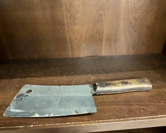 Foster Bros. Solid Steel Meat Cleaver