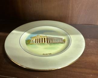 Parthenon Centennial Park Decorative Tennesse Souvenir Plate 