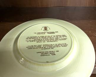 Parthenon Centennial Park Decorative Tennesse Souvenir Plate 