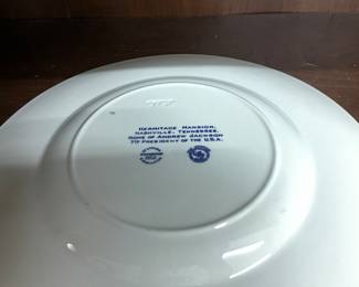 Home of Andrew Jackson 7th President Decorative Plate