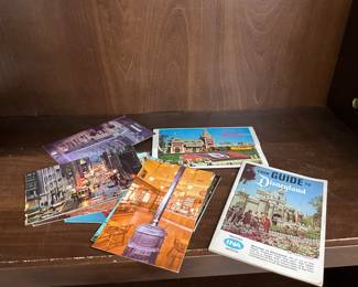 Souvenir Type Items Guidebook Post Cards - Some Disney 