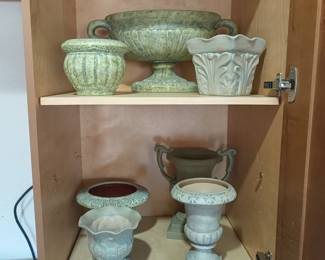 Vases. Urns? Stuff to put plants in