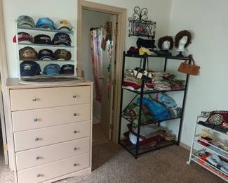 More linens, hats, wigs and bedroom stuff