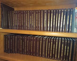 Leatherbound set of Louis L'Amour. He's a lover, not a fighter