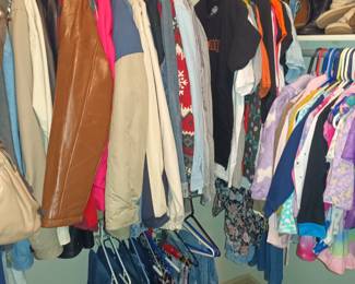 Mens, womens and childrens clothing