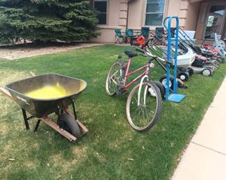 Bike, Barrow and Dolly.