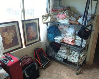 Linens and luggage