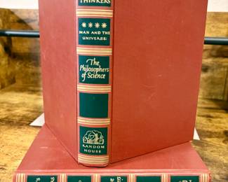 Vtg. 1947 HC First Printing - The World’s Great Thinkers Man and the Universe: The Philosophers of Science & The World’s Great Thinkers Man and Spirit: The Speculative Philosophers