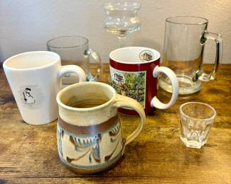 Assorted Glassware & Mugs