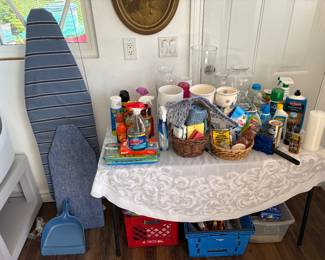Cleaning Products, Ironing Boards, Vases