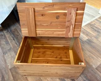 Small Oak Wooden Chest