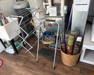 Contact Paper/Liner, Drying Rack, 2-Step Stool, Dog Food Bowl, Assorted Rugs