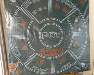 Vintage Tripoly Mat Layout by Cadaco