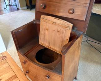 Antique Commode Potty Chair