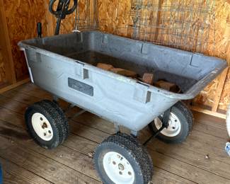 Groundwork Heavy Duty Wheelbarrow Garden Yard Dump Utility Cart!