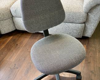 Gray Swivel Office Chair