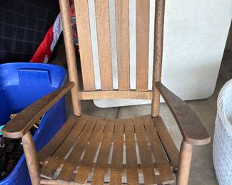 Wooden Porch Rocking Chair!