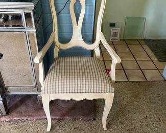 2 Ethan Allen French Country Dining Room Side Chairs