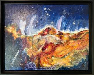 “Mountain Galaxy” 11x14 Oil by Glory Penington