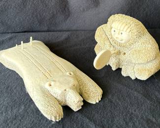 Whale Bone Eskimo & Bear