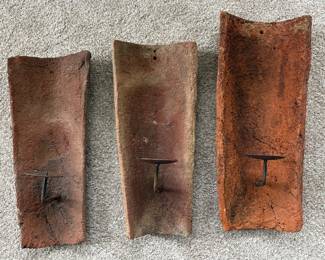 Italian Wall Sconces / Candle Holders • Set 3