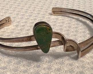 Sterling Silver Bracelet Signed JT (Joe Tenorio?)