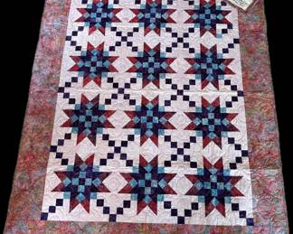 Sweetheart Quilt by Marilyn Karper c2013 (74”x58”)