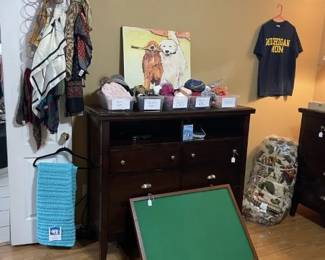 Chest - Entertainment cabinet. Portable Puzzle Board