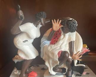 Sass n Class "Burn You Baby?" figurine- Annie Lee, Artist. 1997