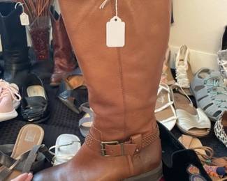 Jessica Simpson Boot. Another view. Worn but in good condition. Size 10